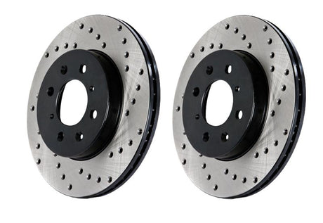 Centric 08-12 Lexus IS-F Front OE Design Brake Rotor Stoptech Brake Rotors - Drilled  AXOPROS