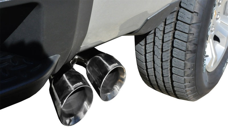 Corsa 14-19 GMC Sierra/Chevy Silv 1500 Reg. Cab/Std. Bed 5.3L V8 Polished  Single Side CBExhaust CORSA Performance Catback  AXOPROS