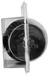 K&N Universal Chrome Filter 2 3/4in FLG / 4 1/2in Bottom / 4 1/2in Height K&N Engineering Air Filters - Universal Fit  AXOPROS