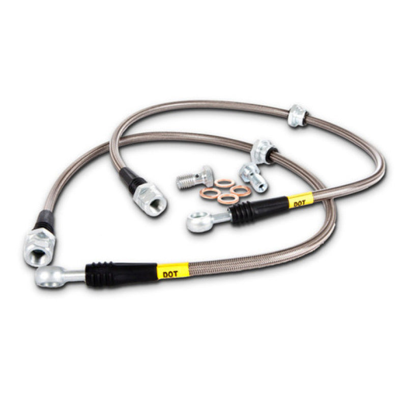 StopTech 93-01 Impreza Stainless Steel Rear Brake Lines Stoptech Brake Line Kits  AXOPROS