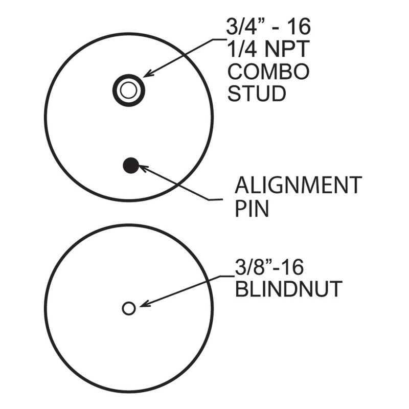 Firestone Ride-Rite Replacement Bellow 224CZ (For Kit PN 2596 / 2299 / 2597 / 2550) (W217606401) Firestone Air Springs  AXOPROS