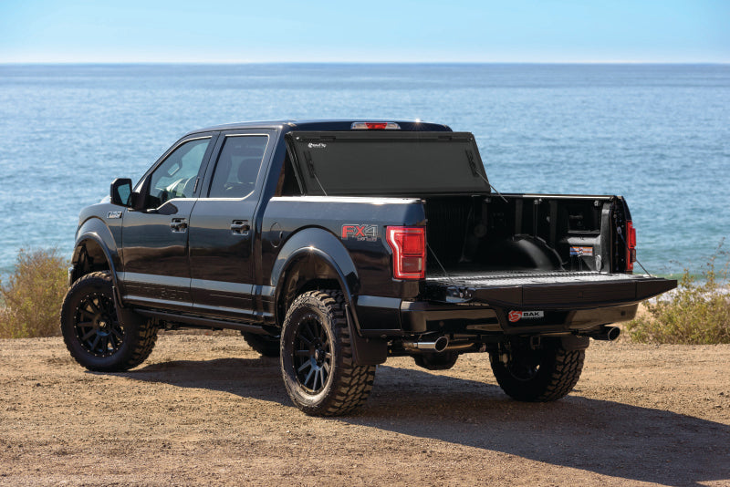 BAK 2024 Ford Ranger BAKFlip MX4 5ft Bed - Hard Folding BAK Tonneau Covers - Hard Fold  AXOPROS