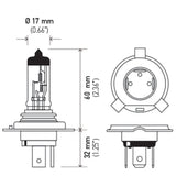 Hella Halogen H4 12V 60/55W Bulb Hella Bulbs  AXOPROS