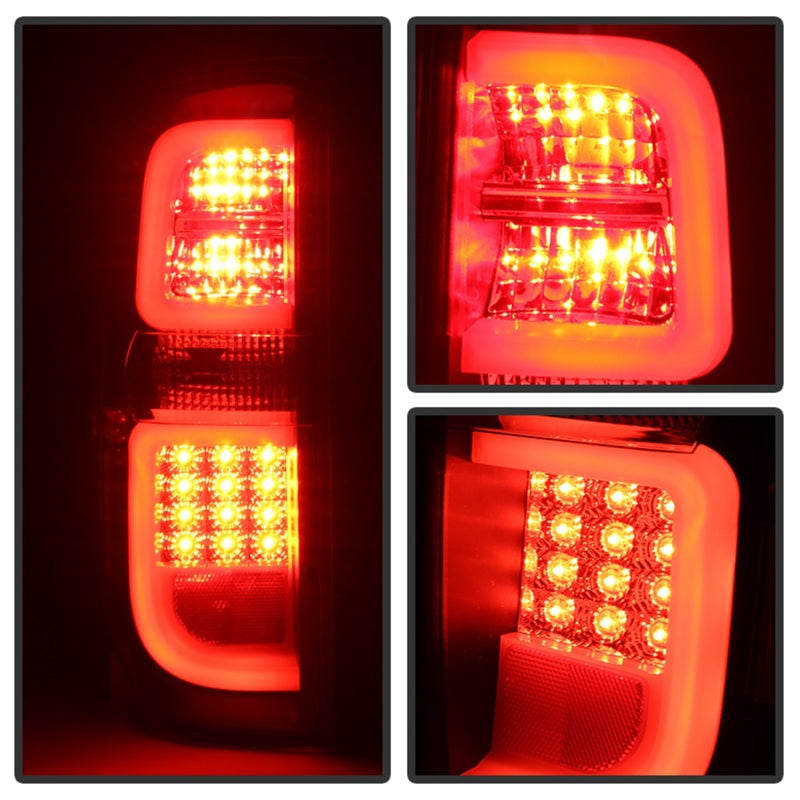 Spyder Toyota Tundra 2014-2016 Light Bar LED Tail Lights Black Smoke ALT-YD-TTU14-LED-BSM SPYDER Tail Lights  AXOPROS
