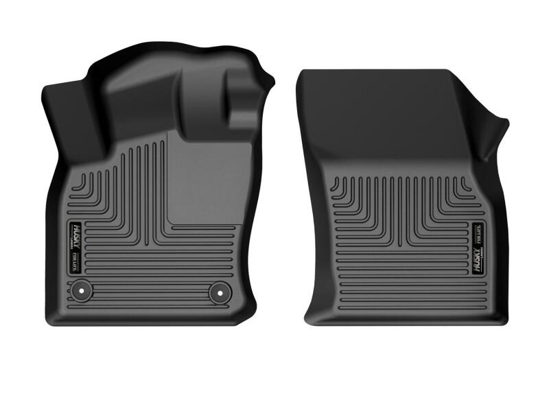 Husky Liners 18-22 Volkswagen Tiguan Black Front Floor Liners Husky Liners Floor Mats - Rubber  AXOPROS