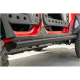 DV8 Offroad 2007-2018 Jeep Wrangler JK (4-door) Frame Mounted Sliders DV8 Offroad Side Steps  AXOPROS