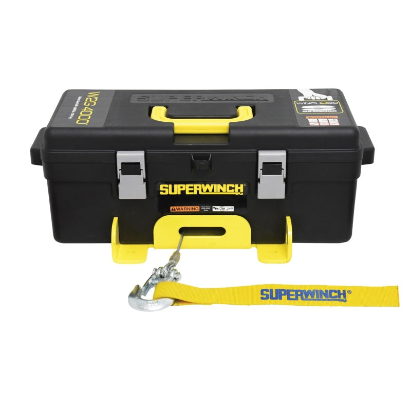 Superwinch 4000 LBS 12V DC 3/16in x 50ft Steel Rope Winch2Go Steel Rope Superwinch Winches  AXOPROS