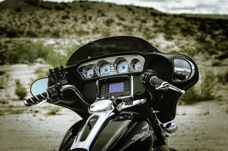 Kuryakyn Tri-Line Gauge Trim 14-Up Touring Models Chrome Kuryakyn Gauges  AXOPROS