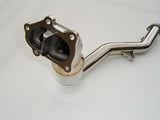 Invidia 02-07 WRX/STi Polished Divorced Waste Gate Downpipe with High Flow Cat Invidia Downpipes  AXOPROS