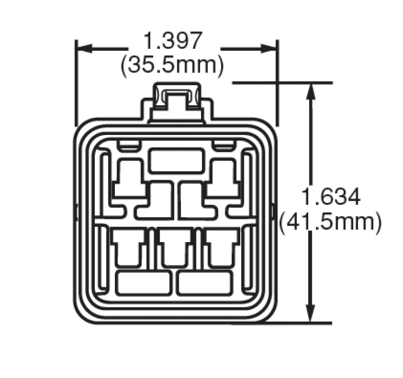 Hella Relay Connector ISO Mini Weatherproof w/ 12in Leads Hella Light Accessories and Wiring  AXOPROS