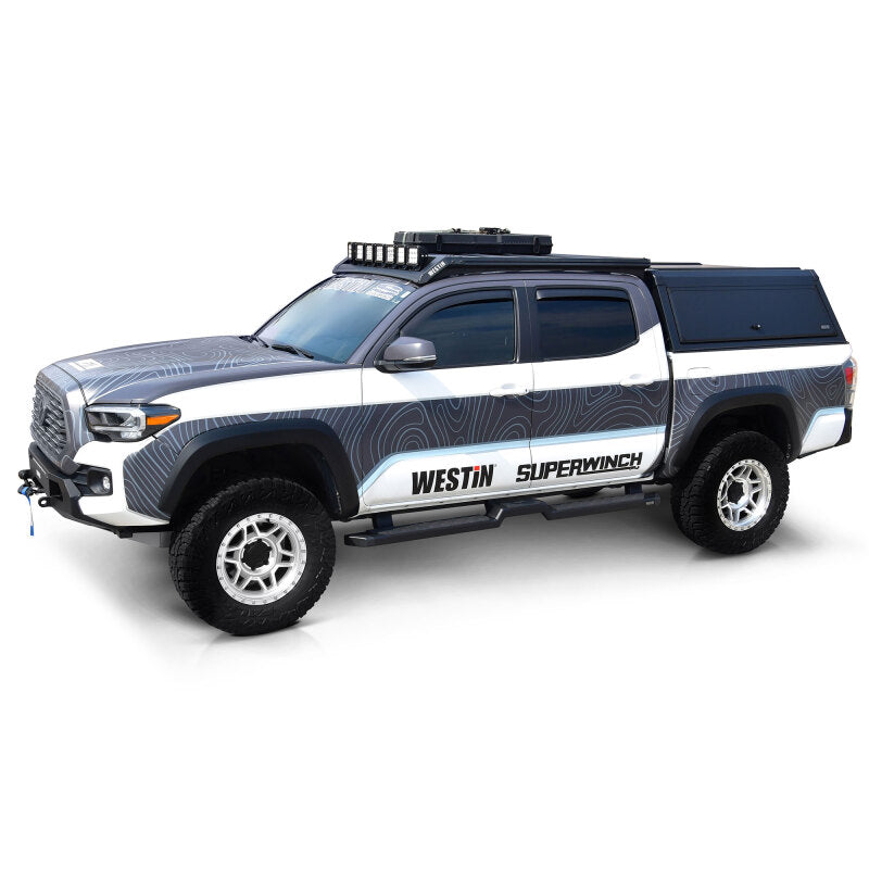 Westin 05-23 Toyota Tacoma DC HDX Running Boards - Tex. Blk Westin Running Boards  AXOPROS