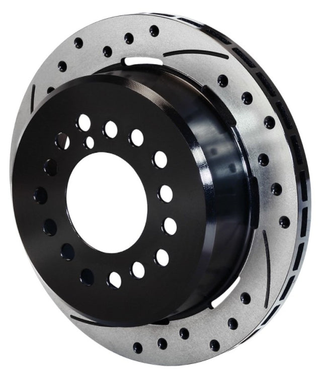 Wilwood Rotor-1.91in Offset-SRP-BLK-Drill-RH 12.19 x .810 - 5 Lug Wilwood Brake Rotors - 2 Piece  AXOPROS