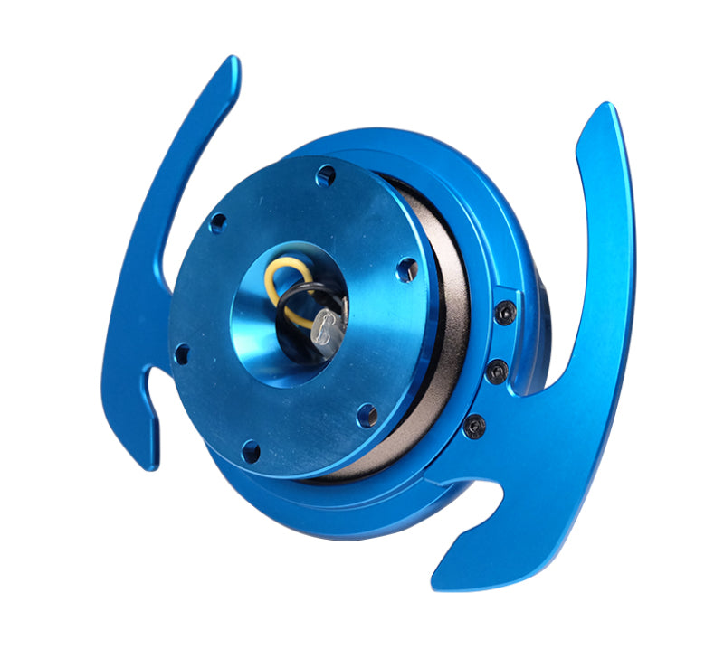NRG Quick Release Kit Gen 4.0 - Blue Body / Blue Ring w/ Handles NRG Quick Release Adapters  AXOPROS