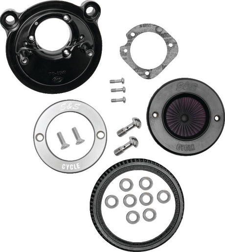 S&S Cycle S&S Cycle 2007+ XL Models Stealth Air Stinger Kit w/ S&S Ring Air Intake Components aftermarket performance part