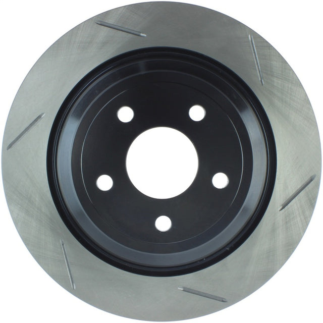 StopTech 2016 Ford Focus RS Slotted Rear Left Sport Brake Rotor Stoptech Brake Rotors - Slotted  AXOPROS