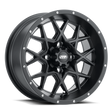 ITP Hurricane 12x7 / 4x110 BP / 5+2 Offset Matte Black Wheel ITP Wheels - Cast  AXOPROS