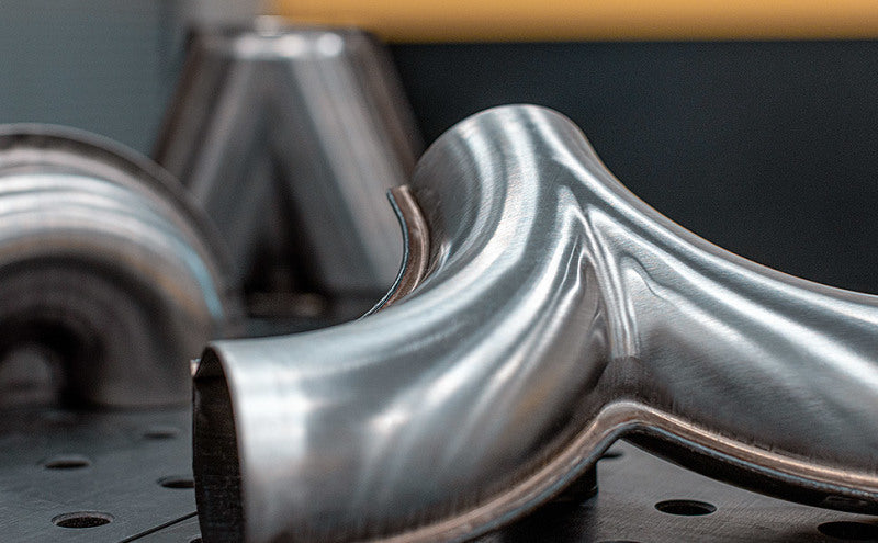MagnaFlow Smooth Trans Y 2.50inch SS 90 deg. Magnaflow Y Pipes  AXOPROS