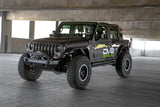 DV8 Offroad 07-23 Jeep Wrangler/Gladiator JT/JK/JL FS-25 Stubby Front Bumper w/Plated Bull Bar DV8 Offroad Bumpers - Steel  AXOPROS