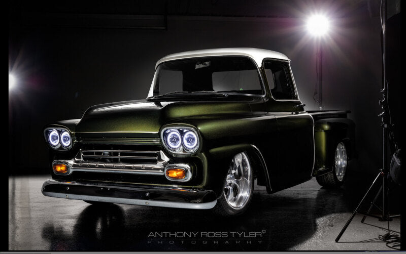 Oracle Pre-Installed Lights 5.75 IN. Sealed Beam - White Halo SEE WARRANTY ORACLE Lighting Headlights  AXOPROS
