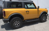 Go Rhino 2021+ Ford Bronco Dominator Extreme D1 Side Steps w/Brackets - Textured Black Go Rhino Side Steps  AXOPROS