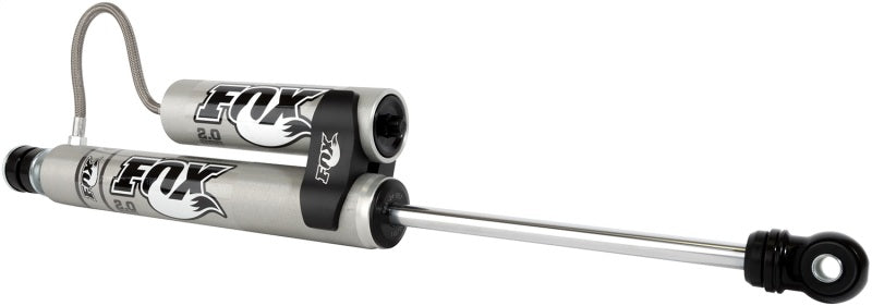 Fox 2.0 Performance Series 10.1in. Smooth Body Remote Res. Shock w/Stem Mount / Std Travel - Black FOX Shocks and Struts  AXOPROS