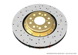 DBA 09+ Nissan 370Z Sport / Infiniti G37 Sport Front Drilled & Slotted 5000 Series 2 Piece Rotors DBA Brake Rotors - 2 Piece  AXOPROS