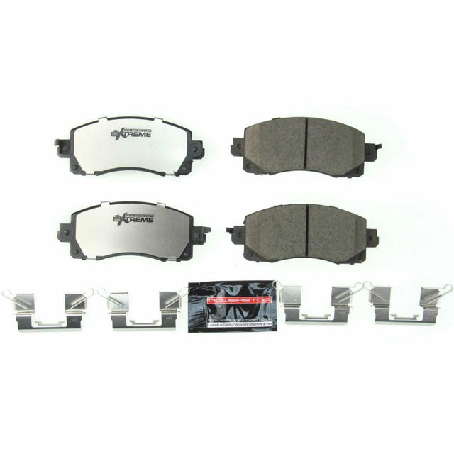 Power Stop 18-19 Subaru Crosstrek Front Z26 Extreme Street Brake Pads w/Hardware PowerStop Brake Pads - Performance  AXOPROS
