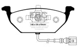 EBC 00-05 Volkswagen Beetle 2.0 Yellowstuff Front Brake Pads EBC Brake Pads - Performance  AXOPROS