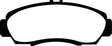 EBC 01-03 Acura CL 3.2 Ultimax2 Front Brake Pads EBC Brake Pads - OE  AXOPROS