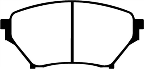 EBC 01-03 Mazda Miata MX5 1.8 (Sports Suspension) Yellowstuff Front Brake Pads EBC Brake Pads - Performance  AXOPROS