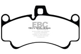 EBC 01-03 Porsche 911 (996) (Cast Iron Rotor only) 3.6 Twin Turbo GT2 Yellowstuff Front Brake Pads EBC Brake Pads - Performance  AXOPROS