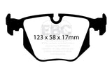 EBC 01-07 BMW M3 3.2 (E46) Yellowstuff Rear Brake Pads EBC Brake Pads - Performance  AXOPROS