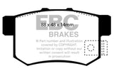 EBC 02-04 Honda CR-V 2.4 Greenstuff Rear Brake Pads EBC Brake Pads - Performance  AXOPROS