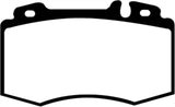 EBC 02-04 Mercedes-Benz C32 AMG (W203) 3.2 Supercharged Yellowstuff Front Brake Pads EBC Brake Pads - Performance  AXOPROS