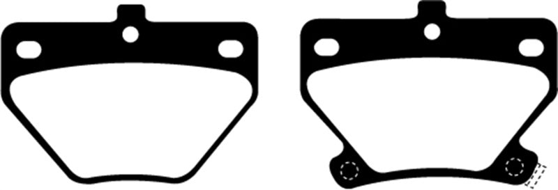 EBC 02-08 Pontiac Vibe 1.8 GT Yellowstuff Rear Brake Pads EBC Brake Pads - Performance  AXOPROS