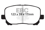 EBC 02-08 Pontiac Vibe 1.8 Yellowstuff Front Brake Pads EBC Brake Pads - Performance  AXOPROS