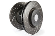EBC 02 Cadillac Escalade 5.3 (Akebono rear caliper) GD Sport Rear Rotors EBC Brake Rotors - Slot & Drilled  AXOPROS