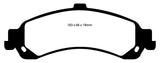 EBC 02 Cadillac Escalade 5.3 (PBR rear caliper) Yellowstuff Rear Brake Pads EBC Brake Pads - Performance  AXOPROS