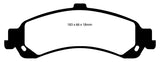 EBC 02 Cadillac Escalade 5.3 (PBR rear caliper) Yellowstuff Rear Brake Pads EBC Brake Pads - Performance  AXOPROS