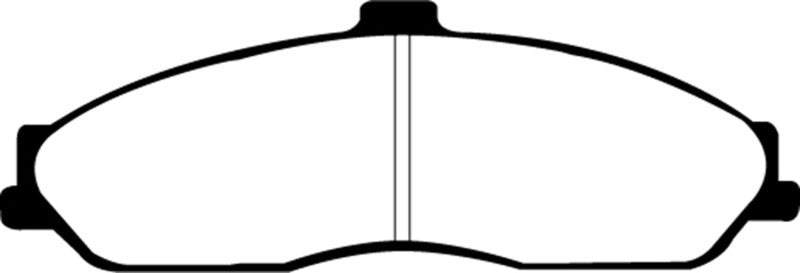 EBC 03-04 Cadillac XLR 4.6 Yellowstuff Front Brake Pads EBC Brake Pads - Performance  AXOPROS