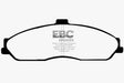 EBC 03-04 Cadillac XLR 4.6 Yellowstuff Front Brake Pads EBC Brake Pads - Performance  AXOPROS