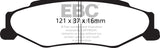 EBC 03-04 Cadillac XLR 4.6 Yellowstuff Rear Brake Pads EBC Brake Pads - Performance  AXOPROS