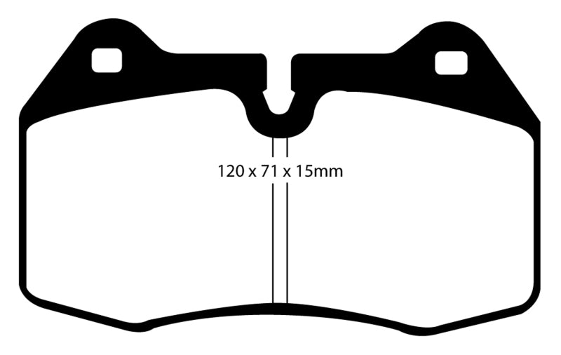 EBC 03-04 Infiniti G35 3.5 (Manual) (Brembo) Bluestuff Front Brake Pads EBC Brake Pads - Racing  AXOPROS