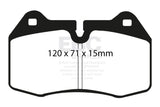 EBC 03-04 Infiniti G35 3.5 (Manual) (Brembo) Bluestuff Front Brake Pads EBC Brake Pads - Racing  AXOPROS