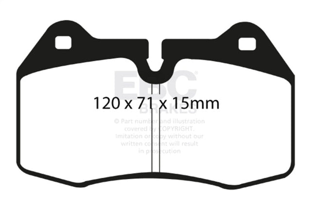 EBC 03-04 Infiniti G35 3.5 (Manual) (Brembo) Bluestuff Front Brake Pads EBC Brake Pads - Racing  AXOPROS