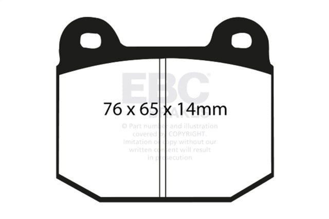EBC 03-04 Infiniti G35 3.5 (Manual) (Brembo) Bluestuff Rear Brake Pads EBC Brake Pads - Racing  AXOPROS