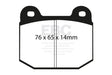 EBC 03-04 Infiniti G35 3.5 (Manual) (Brembo) Ultimax2 Rear Brake Pads EBC Brake Pads - OE  AXOPROS