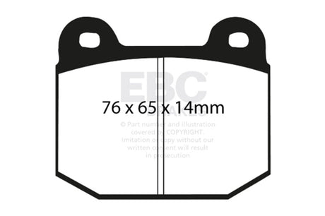 EBC 03-04 Infiniti G35 3.5 (Manual) (Brembo) Ultimax2 Rear Brake Pads EBC Brake Pads - OE  AXOPROS