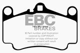 EBC 03-05 Porsche 911 (996) (Cast Iron Rotor only) 3.6 Carrera 4S Redstuff Front Brake Pads EBC Brake Pads - Performance  AXOPROS