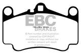 EBC 03-05 Porsche 911 (996) (Cast Iron Rotor only) 3.6 Carrera 4S Redstuff Front Brake Pads EBC Brake Pads - Performance  AXOPROS